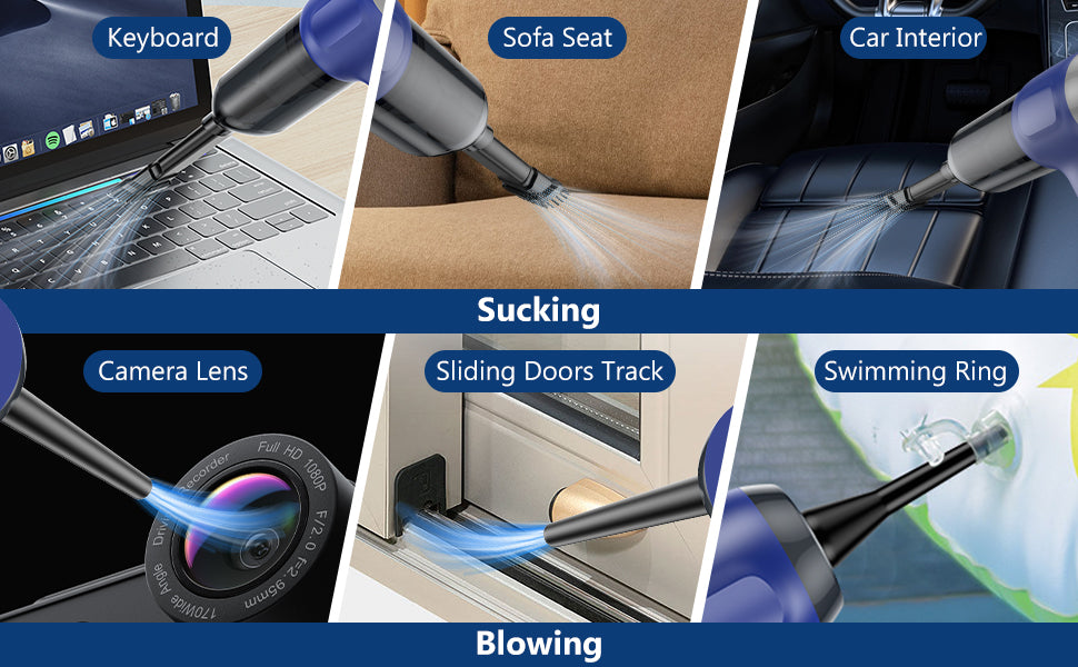 Portable Air Duster Wireless Vacuum Cleaner